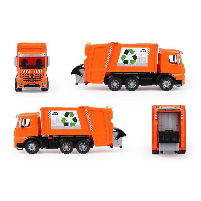 LENA Toy Garbage Truck XL WORXX Mercedes Arocs Replica 52 x 19.5 x 26cm