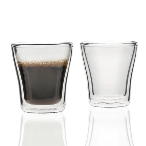 Leonardo Espresso Double-Walled Glass Handmade Duo 85ml – Set of 2