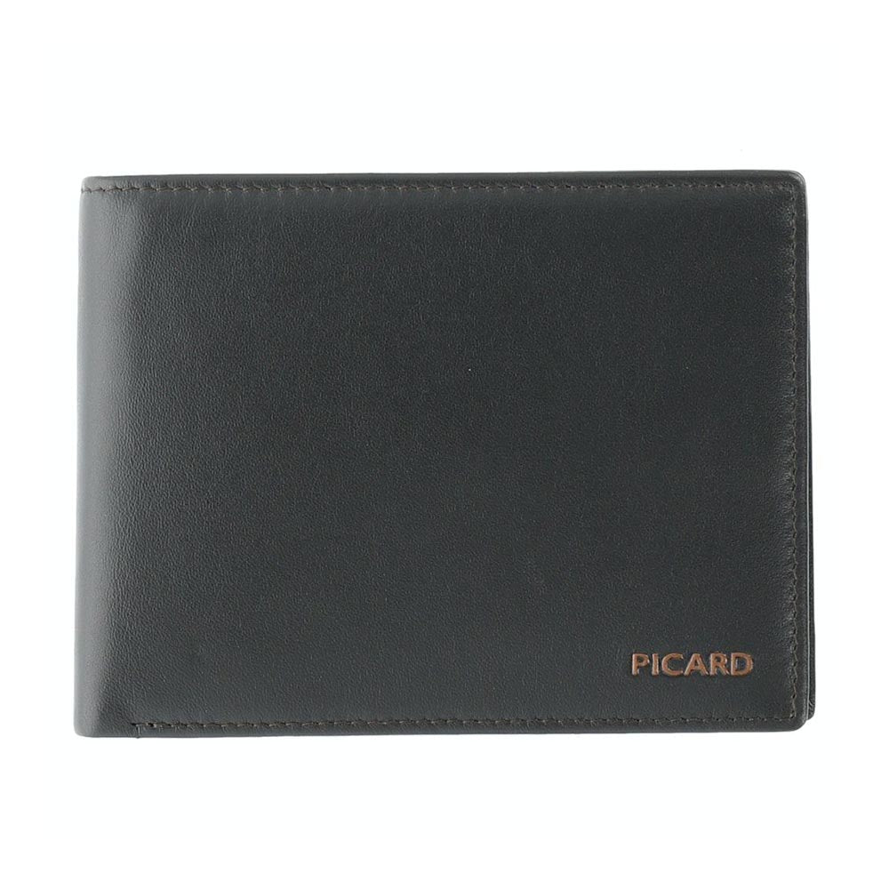 PICARD Leather Wallet RFID Blocking - German Brand - Brown / Café