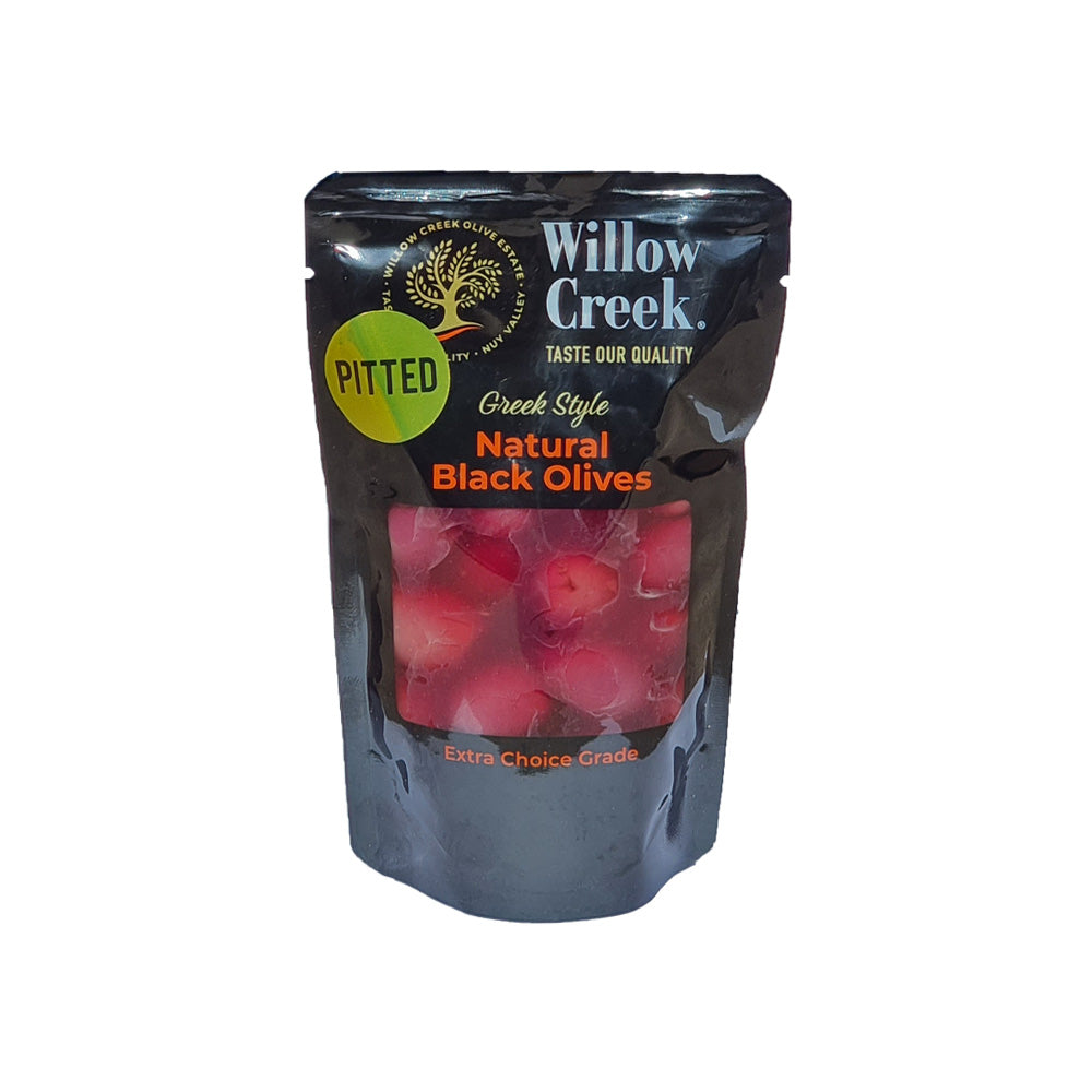 Willow Creek Pitted Greek-Style Black Olives - 200g