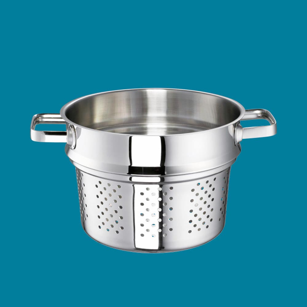 ROHE Pasta/Spaghetti Pot & Sieve for Easy Draining “Conia” - 24cm (6.4L)