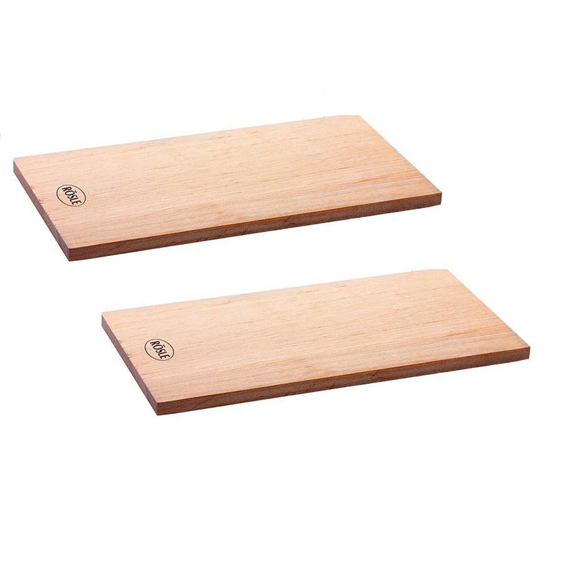Roesle Reusable Grill Aroma Planks - Alder 30 x 15 cm (2pcs)