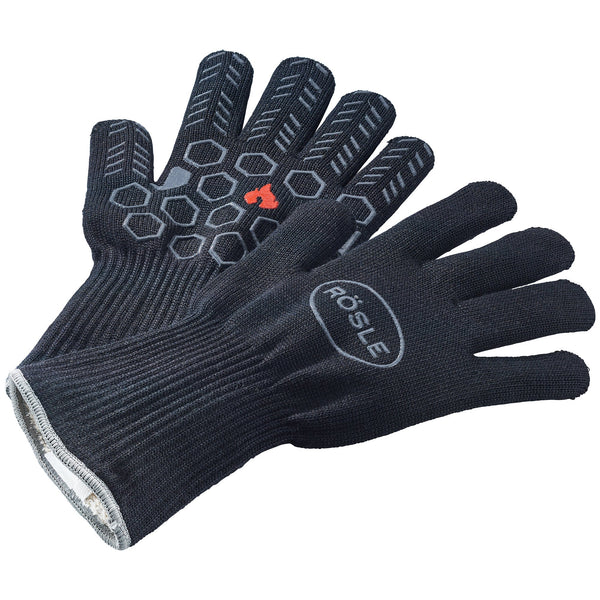 Roesle Premium Grill Gloves Flame Retardant Black (2 Pieces)