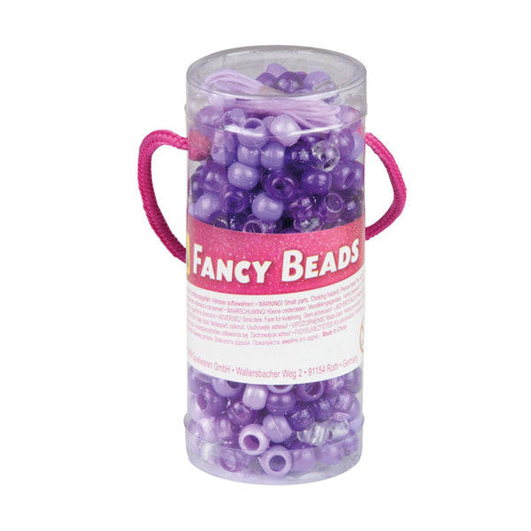Lena Threading Beads for Jewellery, Arts & Crafts with - Purple & Violet Mix