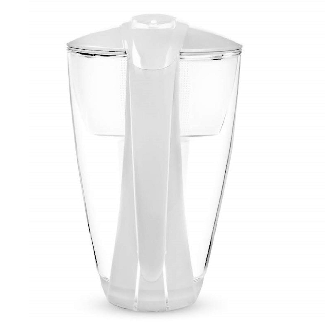 PearlCo Glass Water Filter Jug LED Classic 2 Litre + 3 Cartridges - White