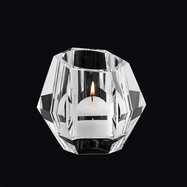 Vagnbys Diamond Tea Light Holder - Crystal
