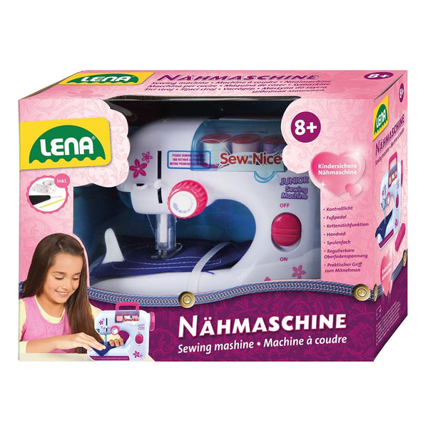 LENA Kid's Sewing Machine Battery Operated with Foot Pedal