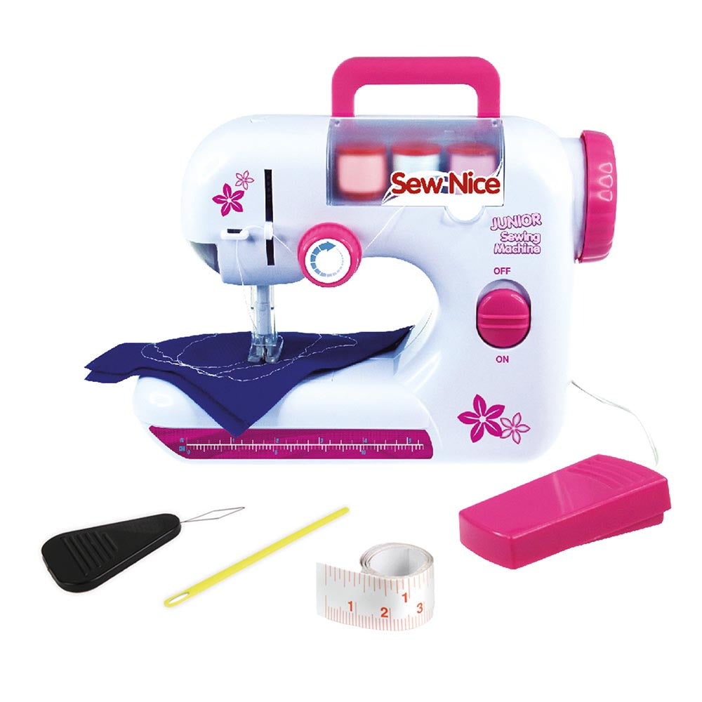 LENA Kid's Sewing Machine Battery Operated with Foot Pedal