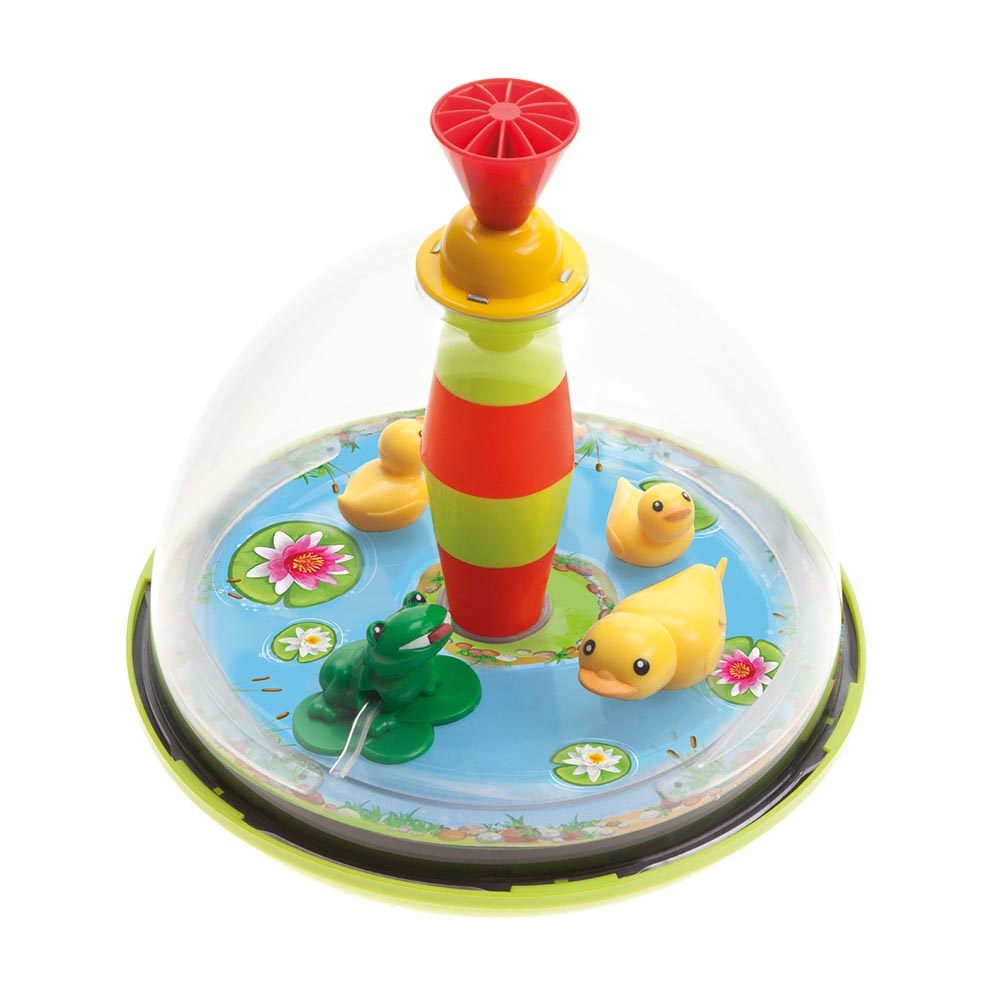 Lena Panorama Gyro Duck Family with Frog and Music