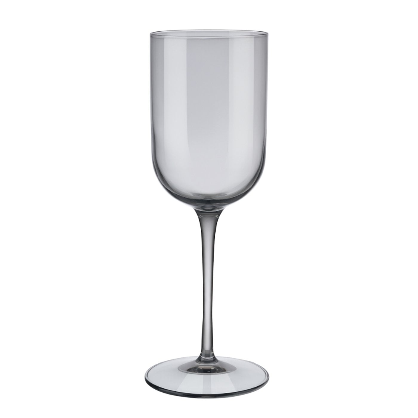 Blomus White Wine Glasses Tinted in Smoky-Grey Fuum Set of 4