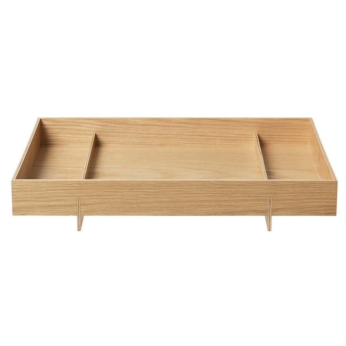 Blomus Sectioned Tray in Light Wood: Decorative & Functional ABENTO Large