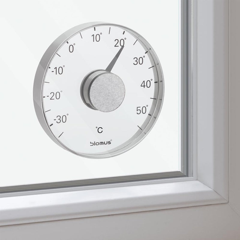 Blomus Window Thermometer Stainless-Steel Matte GRADO