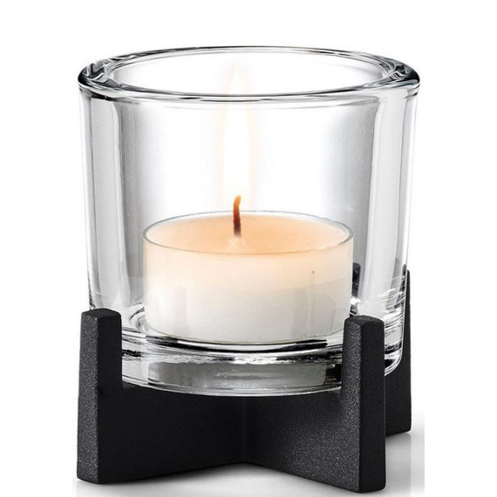 Blomus Candle Holder in Clear Glass 8x9cm NERO Small