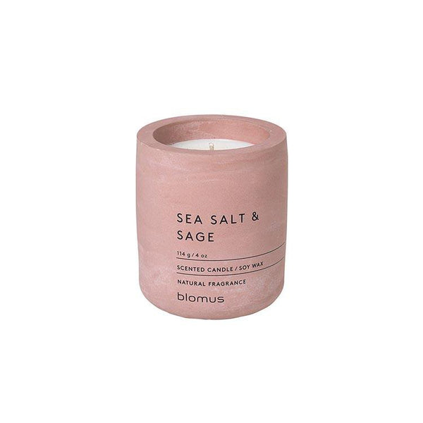 Blomus Scented Candle in Container Sea Salt and Sage Pink FRAGA Small