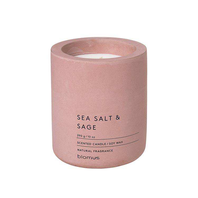 Blomus Scented Candle in Container Sea Salt and Sage Pink FRAGA Large