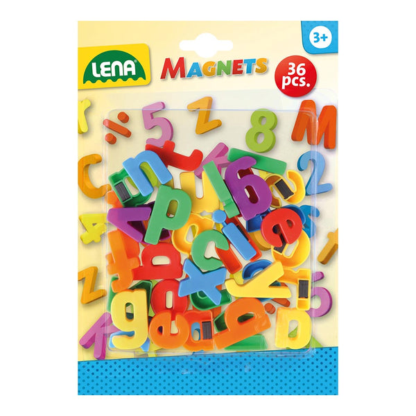 Lena Magnetic Lower-Case Letters Set: 3cm each, 36 Pieces
