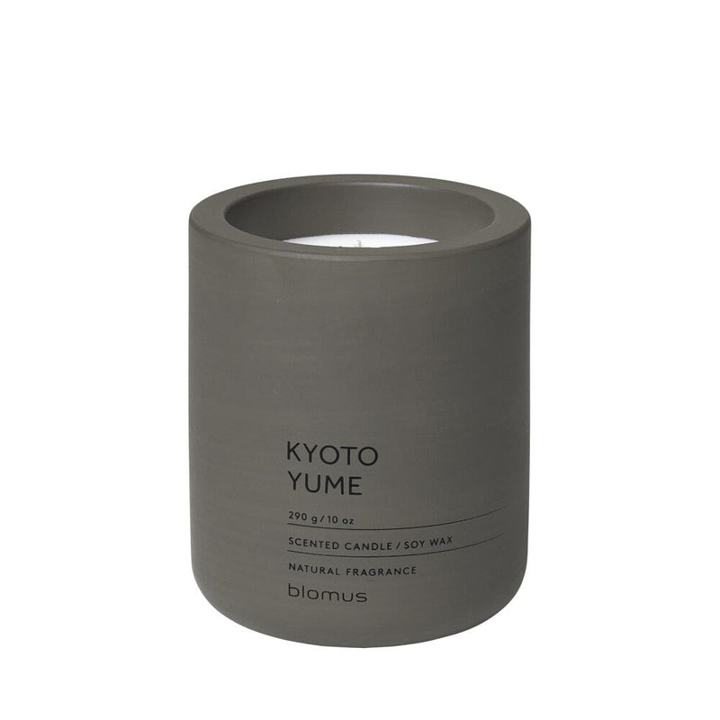 Blomus FRAGA Scented Candle in Dark-Grey Container 9cm - Kyoto Yume