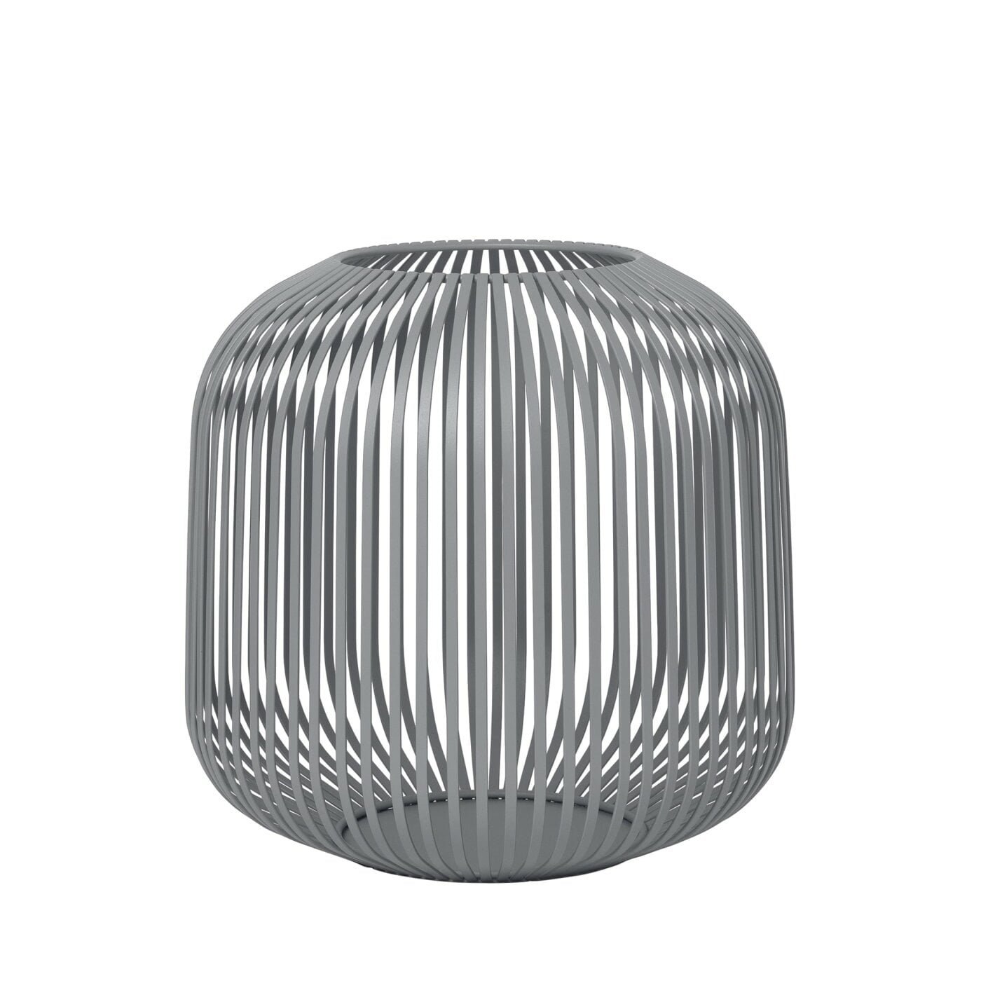 Blomus Lantern - Powder Coated Steel in Steel-Grey: Medium 28x27cm LITO