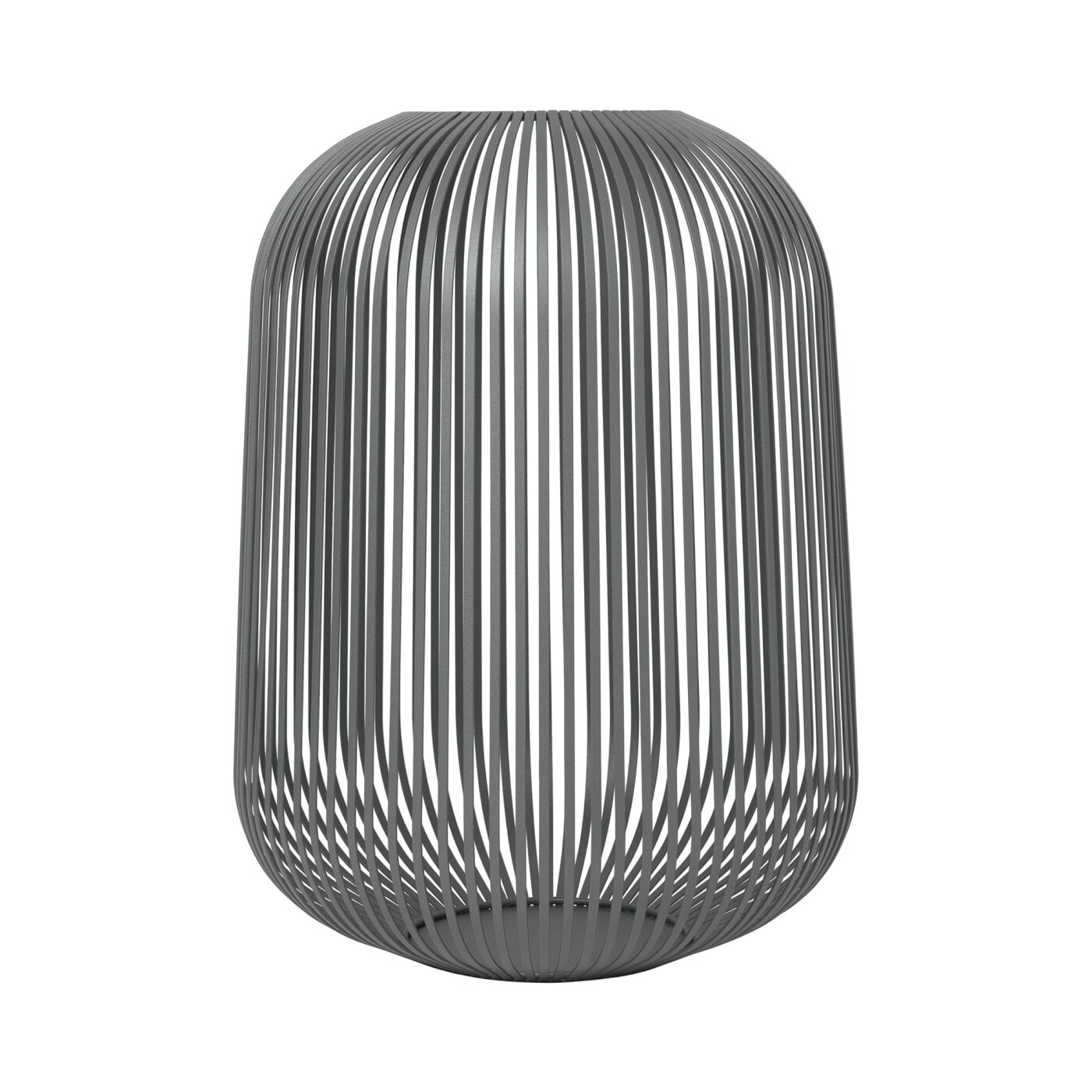 Blomus Lantern - Powder Coated Steel in Steel Grey: Large 45x33cm LITO