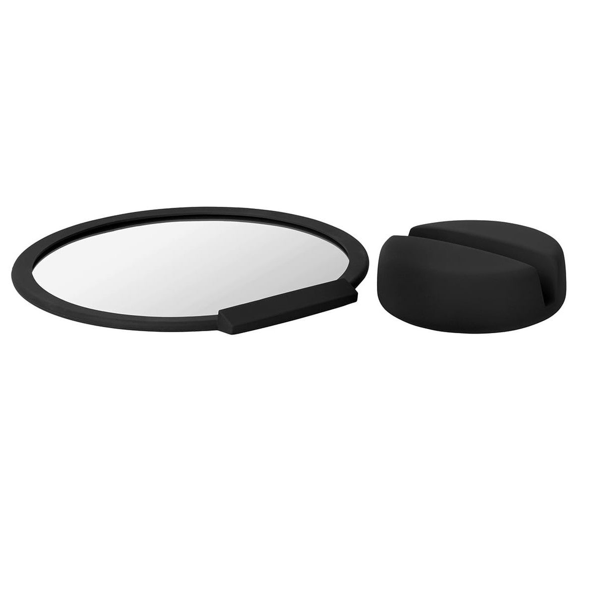 Blomus SONO Cosmetic Mirror with 5x Magnification and Removable Base - Black