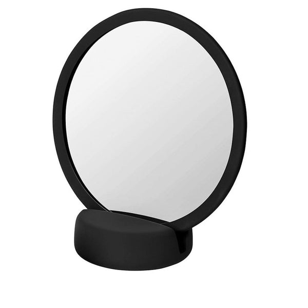 Blomus SONO Cosmetic Mirror with 5x Magnification and Removable Base - Black