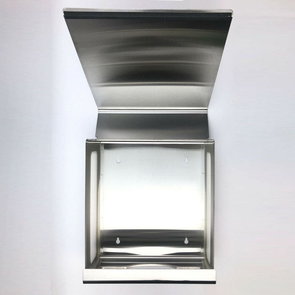 Blomus Wall Mounted Paper Towel Dispenser for C-Fold Towels: NEXIO Range - Matt Silver Stainless-Steel