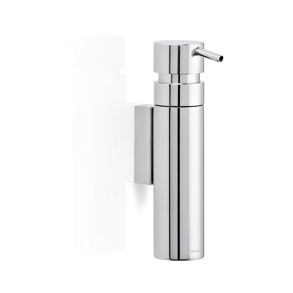 Blomus Soap Dispenser Wall Mounted Gloss Stainless-Steel Small 100ml NEXIO