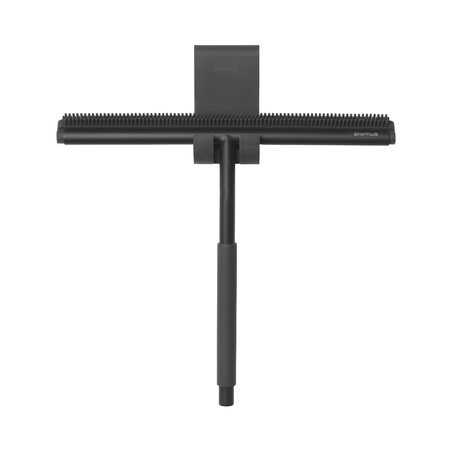 blomus Shower Squeegee Glass Cleaner with Hanger in Black MODO