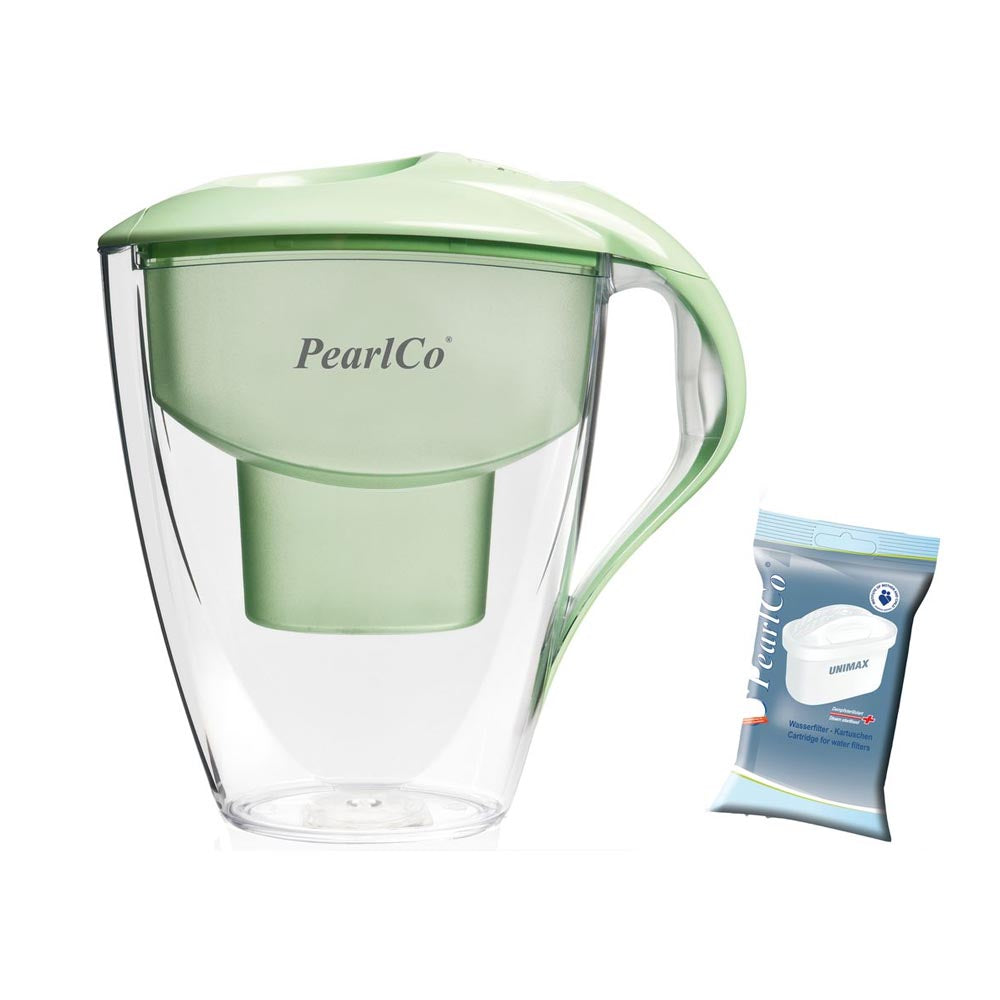 PearlCo Water Filter Jug Astra LED UNIMAX 3 Litre - Mint