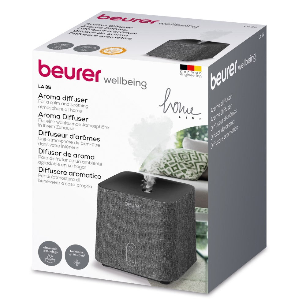 Beurer Germany Aroma Diffuser with LED Light for Rooms up to 20m2: LA 35