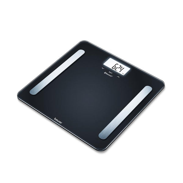 Beurer BMI Scale / Diagnostic Scale / Body Fat Scale with Linked Health App: BF 600 Black