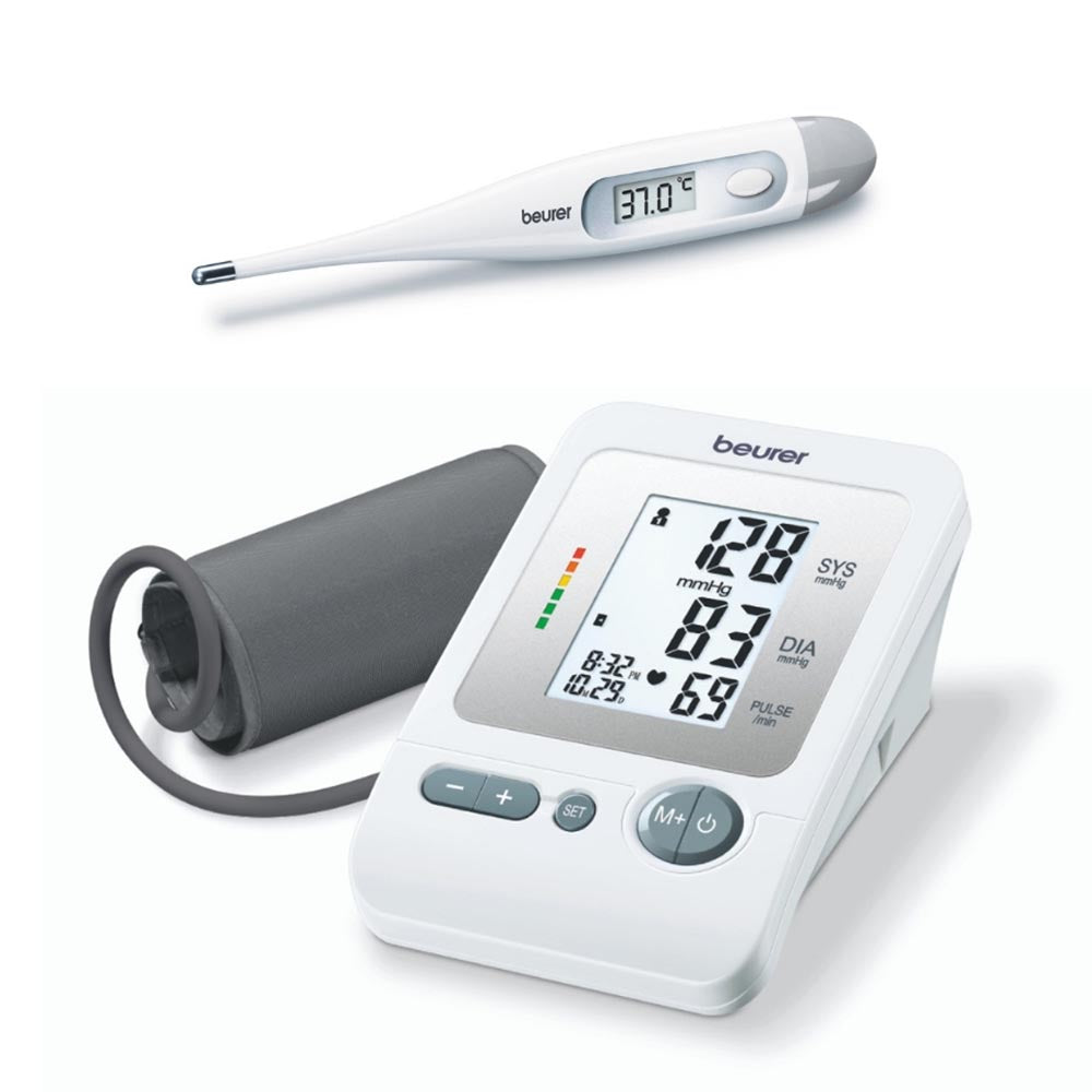 Beurer Blood Pressure Monitor BM 26 & Thermomether FT 09/1