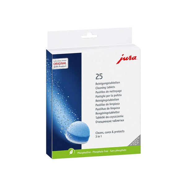 Jura 3-Phase-Cleaning Tablets - Blister Pack of 25
