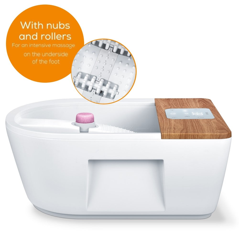 Beurer Foot Spa: Water Heating, Ambient Lighting, Pedicure Station FB 65
