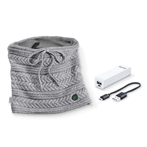 Beurer Heated Tube Scarf with Powerbank HK 37