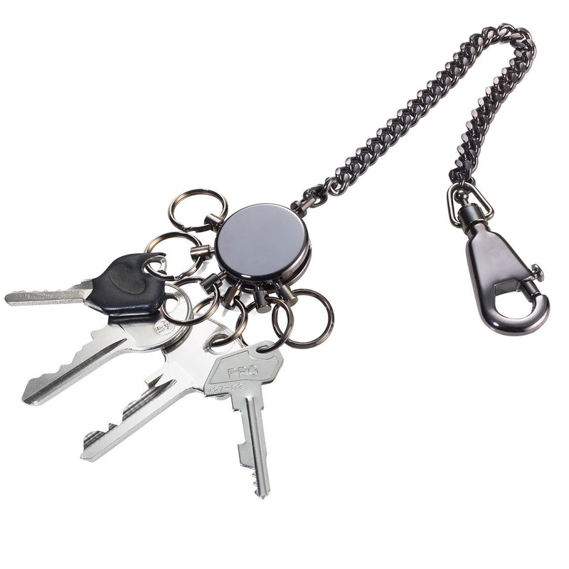 TROIKA Keyring with Chain PATENT CHAIN