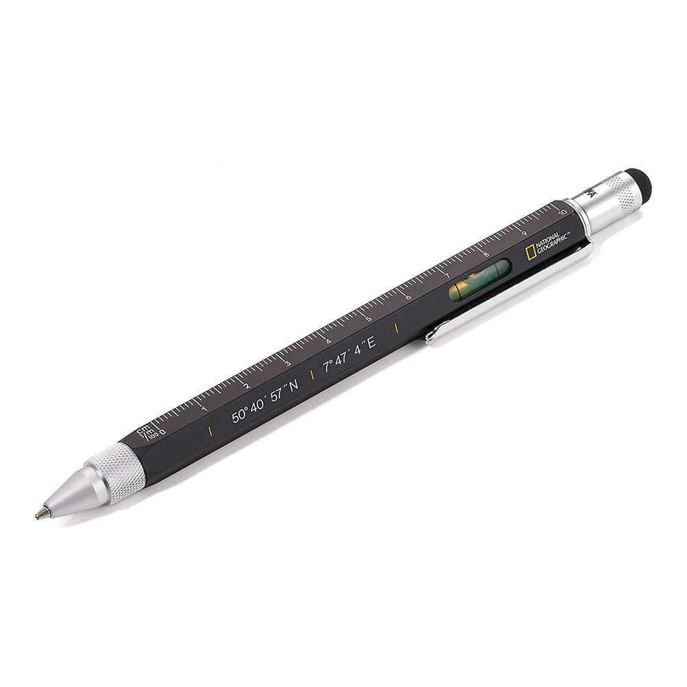 TROIKA Multi-Tool Pen in Support of The National Geographic Society – Black