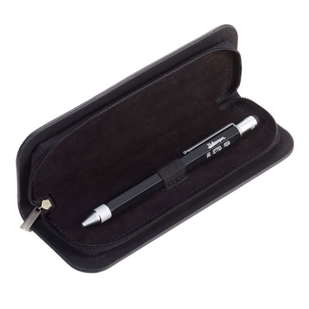 TROIKA Multitasking Ballpoint Pen and Case VW COMBI BULLI PROFIL SET - Black