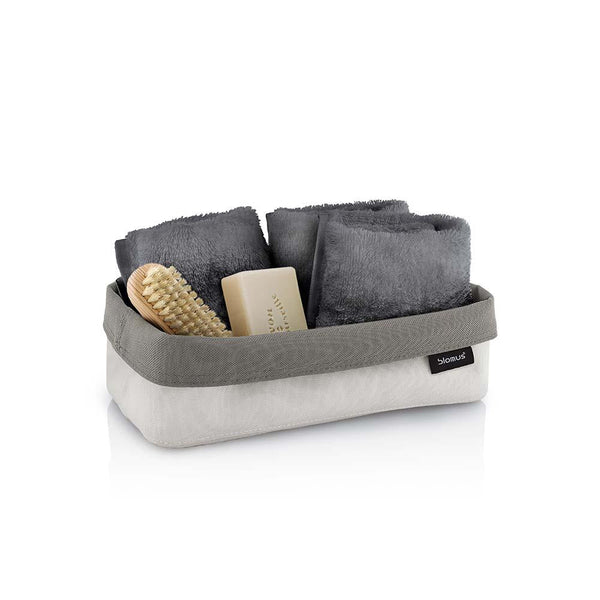Blomus Ara Large Reversible Storage Basket - Sand & Taupe