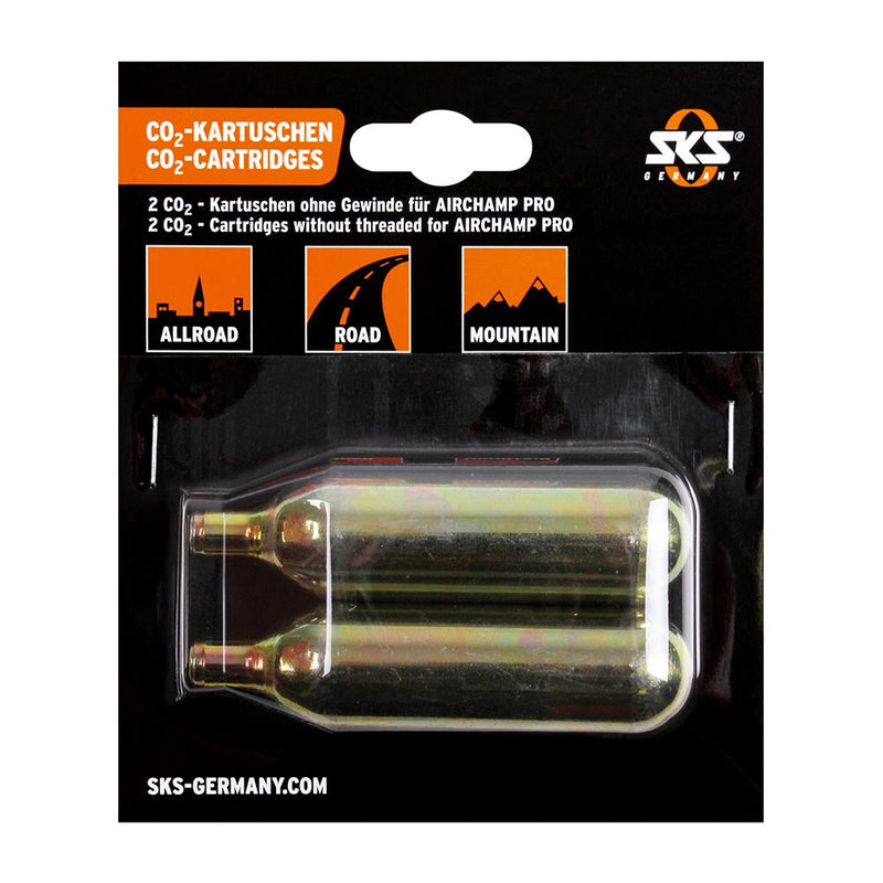 SKS CO2 CARTRIDGE WITH THREAD 24 G for use with AIRGUN Bicycle Pump