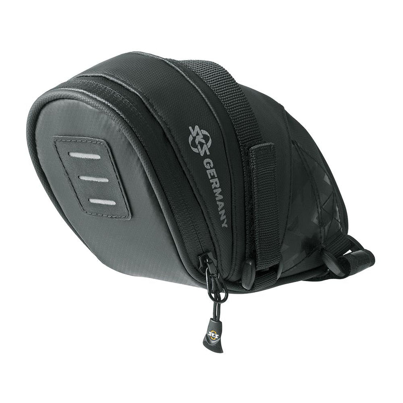 SKS Saddle Bag with Hook & Loop Fastener EXPLORER STRAPS 800 Black