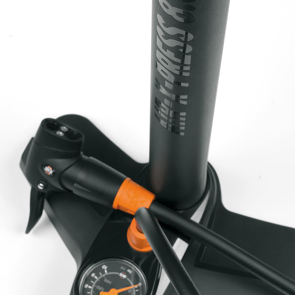 SKS Bike Multi-valve Floor Pump - AIR-X-PRESS 8.0 Black