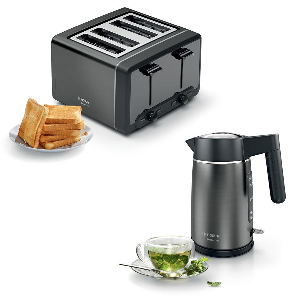 Bosch DesignLine Toaster 4 Slice - Graphite