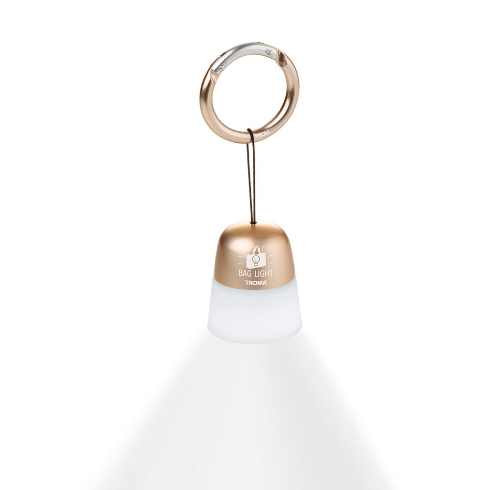 TROIKA Mini LED Bag Torch BAG LIGHT – Rose Gold Colour