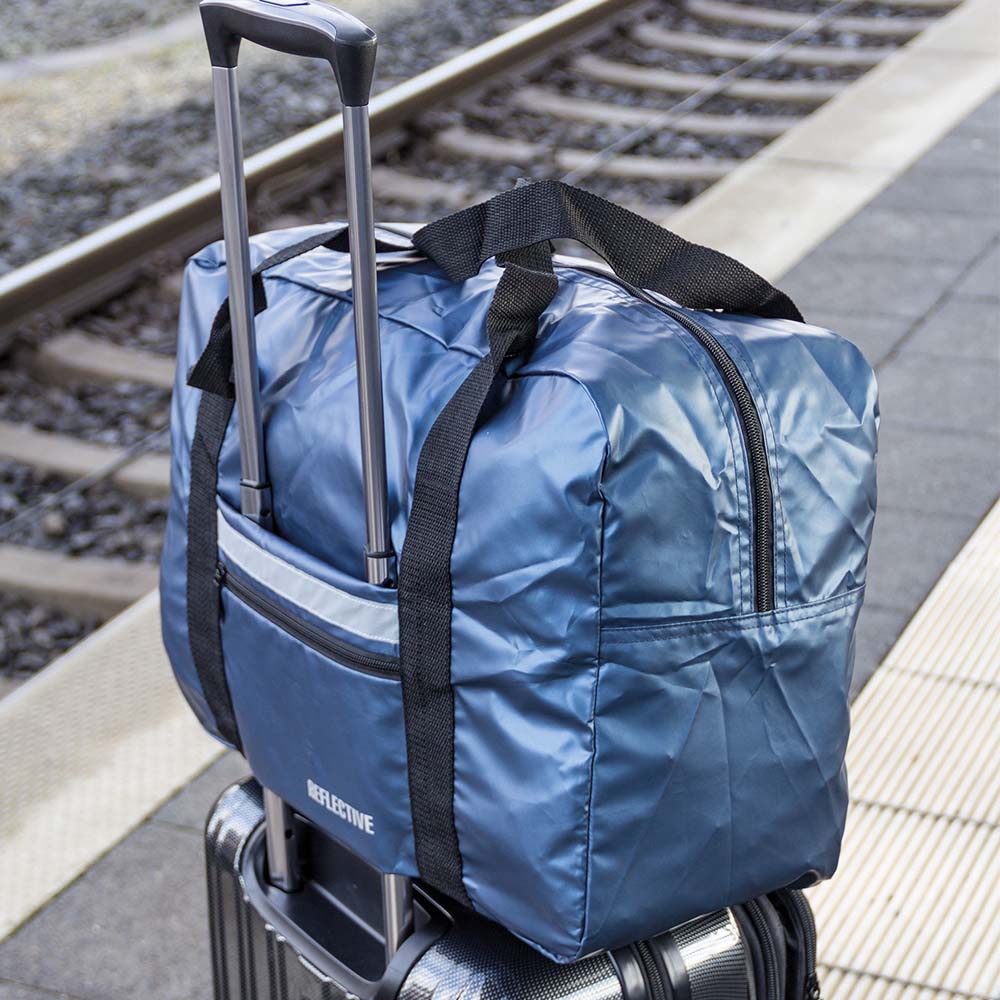 Troika Foldable Travel Bag 24l - Reflective Blue