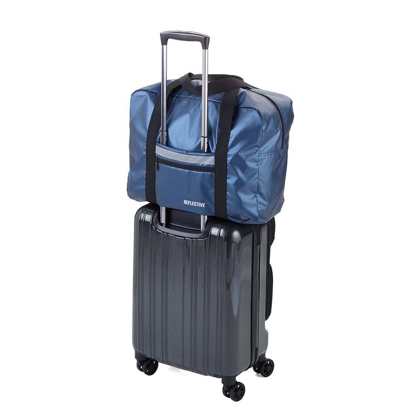 Troika Foldable Travel Bag 24l - Reflective Blue