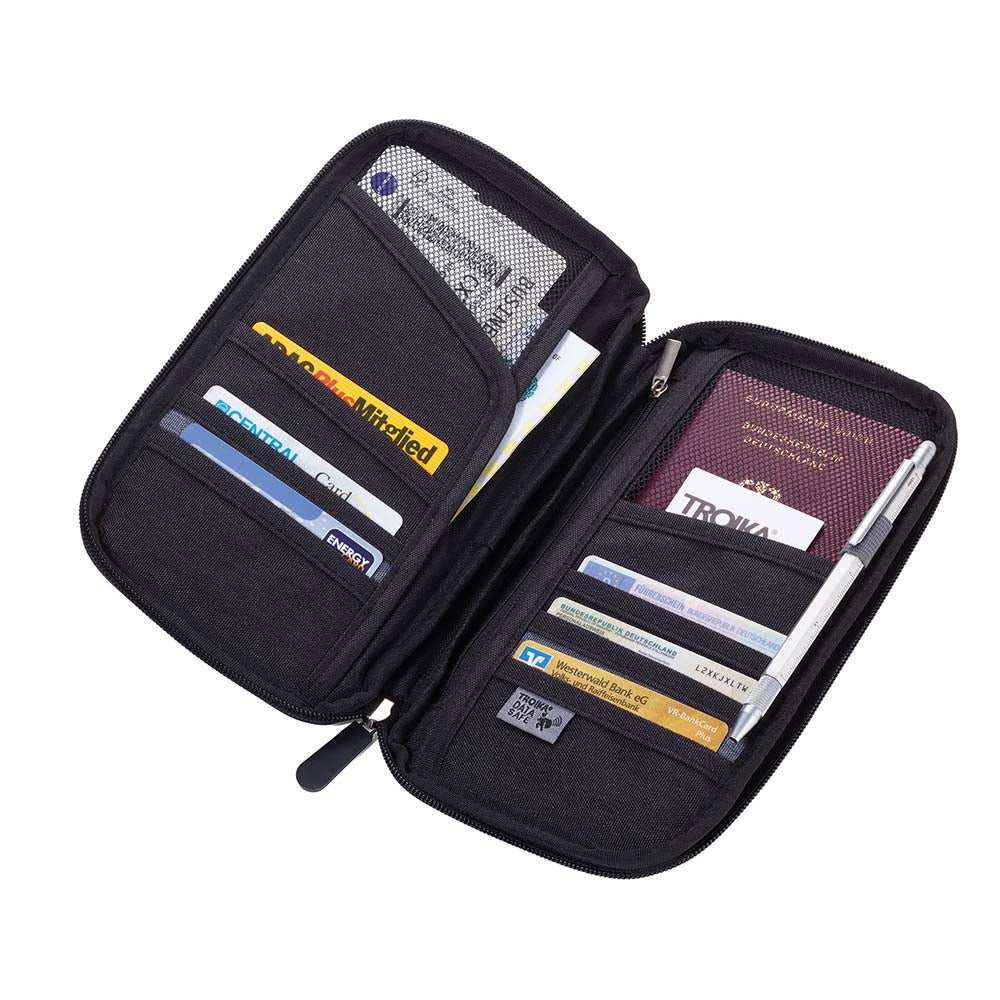 Troika Travel Document Case with RFID Fraud Prevention - Around The World