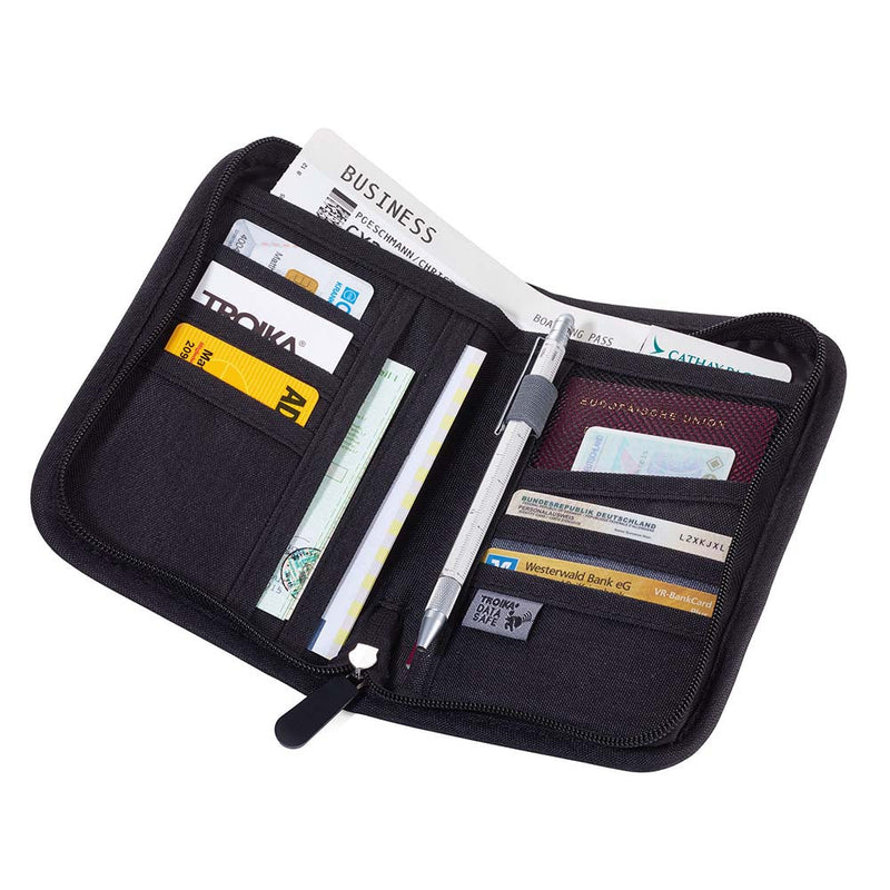Troika Case for Travel and Vehicle Papers RFID Fraud Prevention - Safe Trip