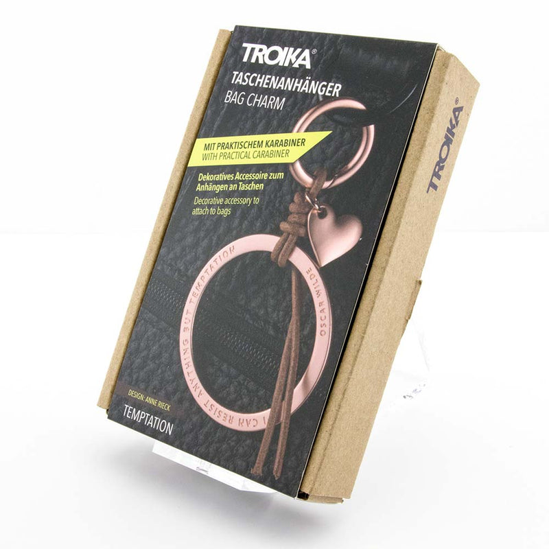 TROIKA Bag Charm TEMPTATION – Rose Gold