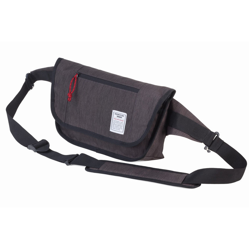 TROIKA Business Crossbody Bag: Hands-Free Wear for Active Lifestyles Grey